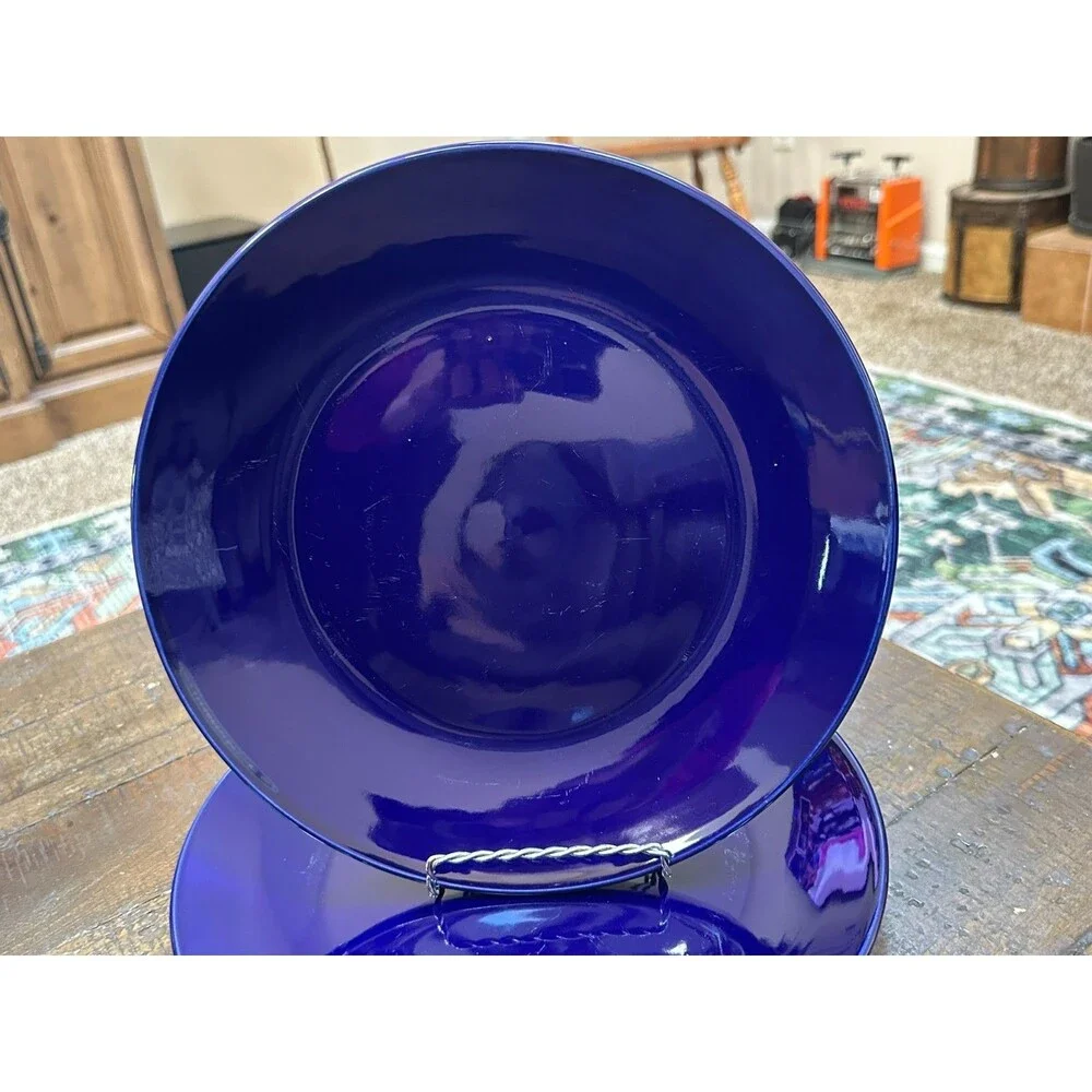 Royal Norfolk Cobalt Blue Dinner Plates 10.5” Set of 2 Greenbrier International